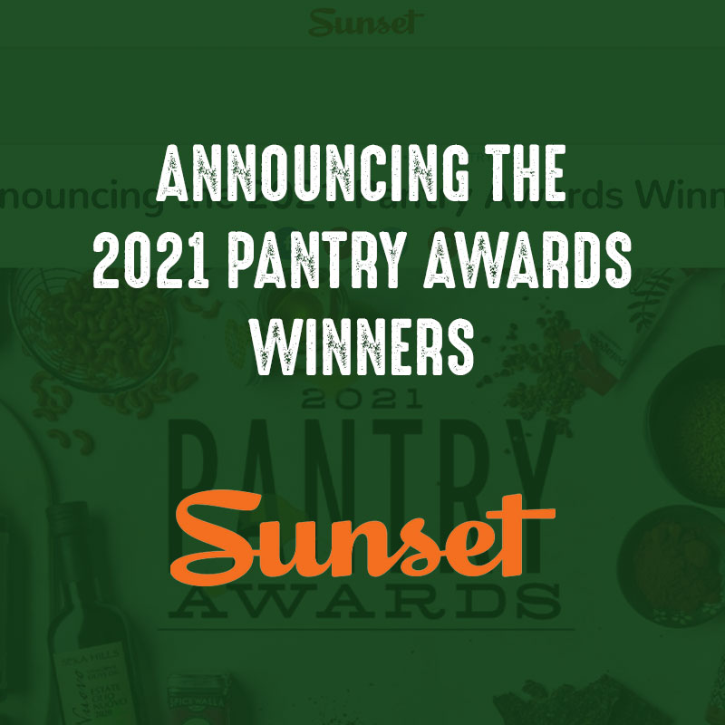 Announcing the 2021 Pantry Awards Winners - Sunset